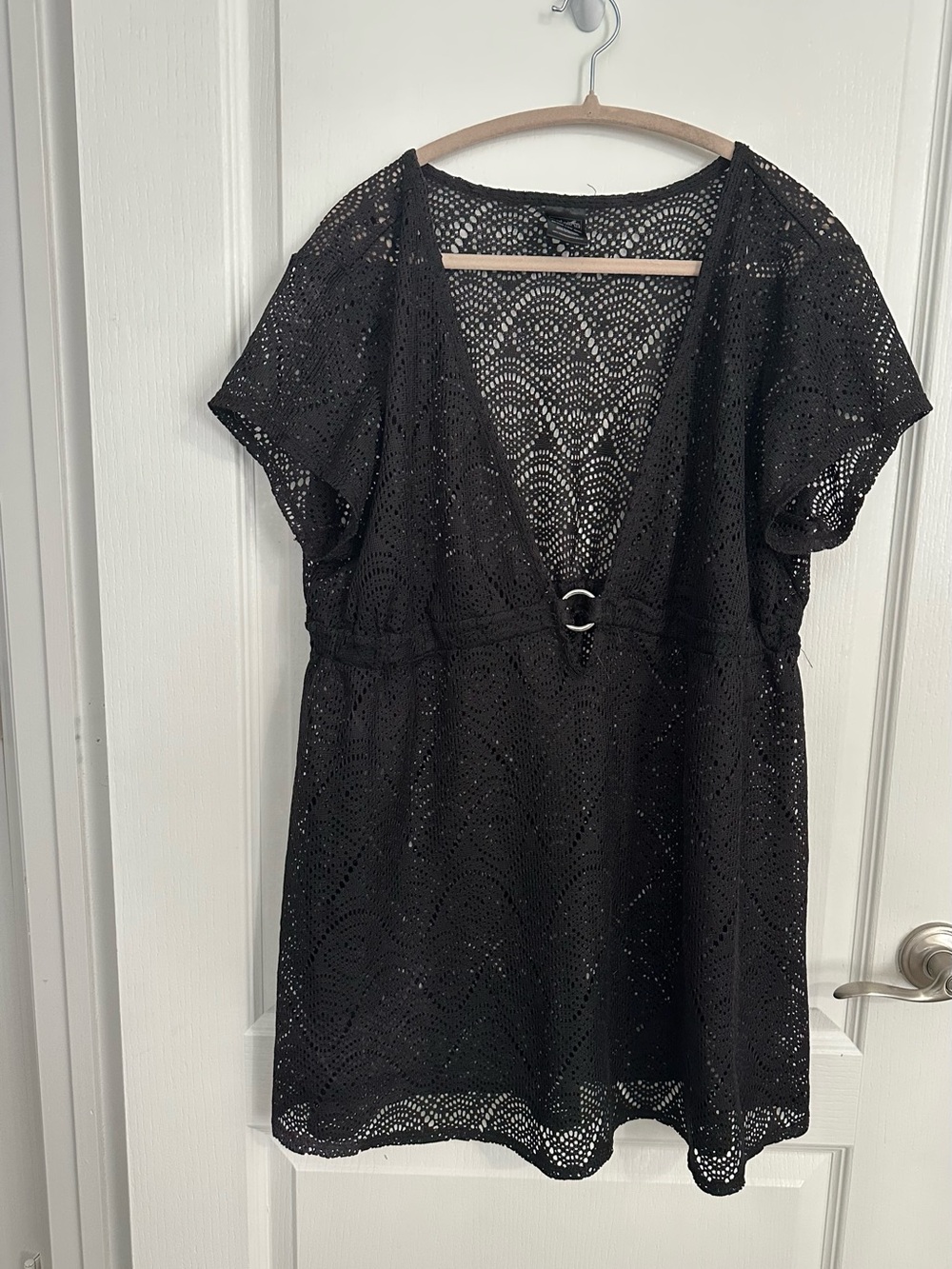 Catalina Black Swimsuit Coverup 2X